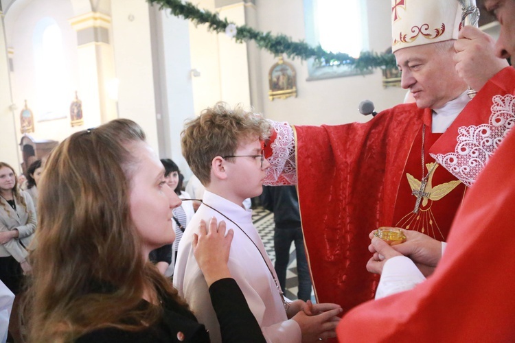 Bierzmowanie w Piwnicznej Zdroju