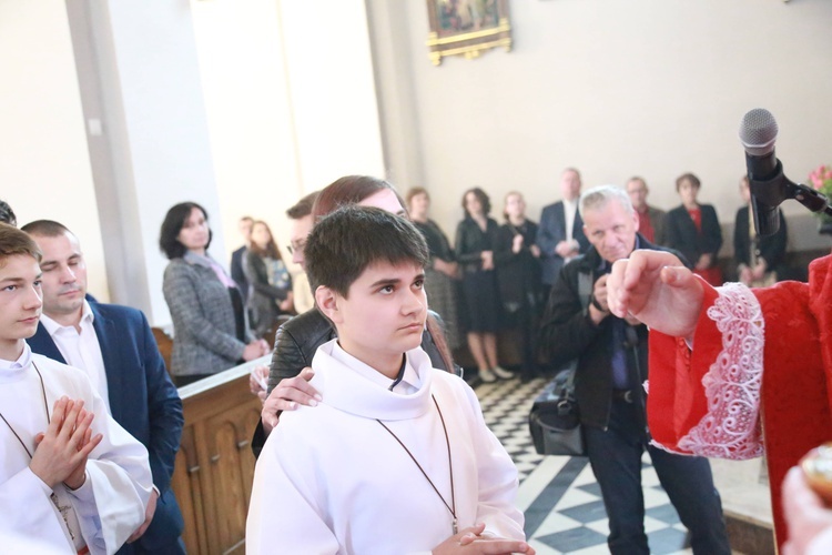 Bierzmowanie w Piwnicznej Zdroju