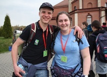 Ania Rzyman (na zdjęciu z klerykiem Mateuszem Michalikiem) w Wysokiej.