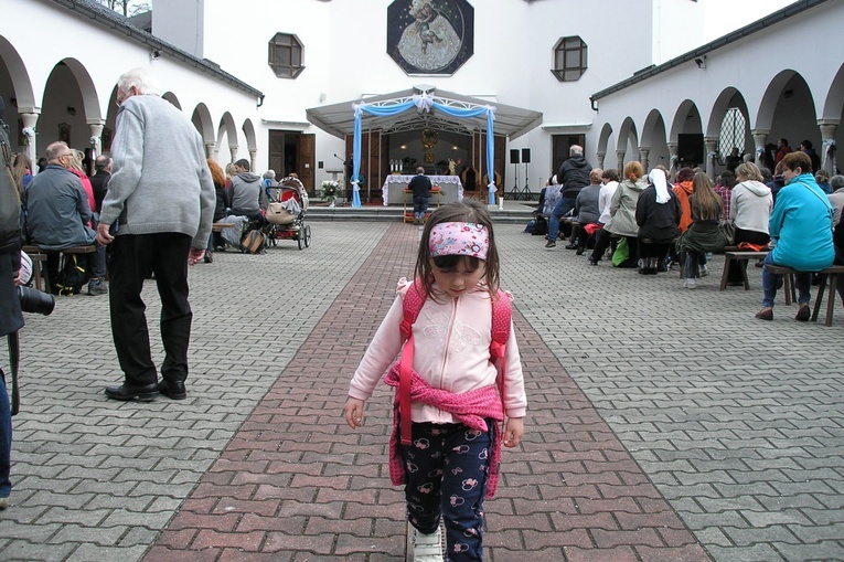 Pielgrzymka rodzin do Mariahilf w Zlatych Horach