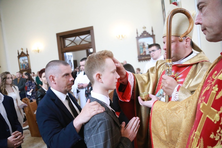 Bierzmowanie w Stróżach