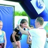 ▲	10-letnia Victoria Tovarnytska ze Lwowa, zwyciężczyni biegu  na 100 m wśród najmłodszych uczestników.
