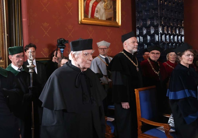 Doktorat honoris causa UJ dla Wiesława Myśliwskiego