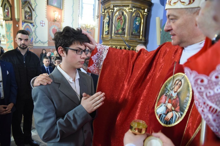 Bierzmowanie w Nowym Sączu Biegonicach