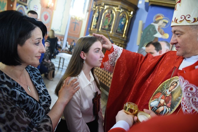 Bierzmowanie w Nowym Sączu Biegonicach