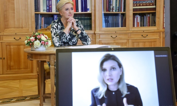 Pierwsze damy Polski i Ukrainy rozmawiały o koordynacji działań pomocowych