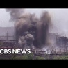Explosion rocks Azovstal steelworks in Mariupol, Ukraine