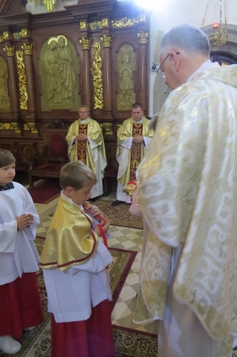Błogosławieństwo ministrantów w Limanowej