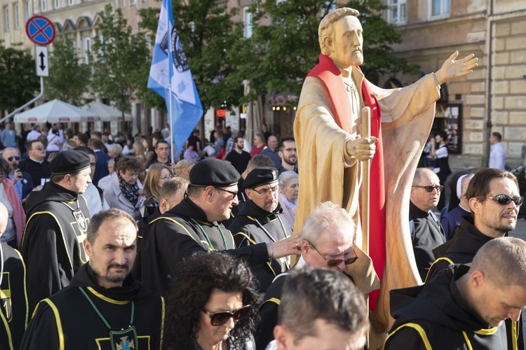 Wielka procesja różańcowa. Za Polskę