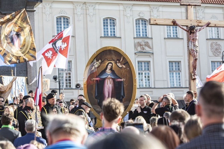 Wielka procesja różańcowa. Za Polskę