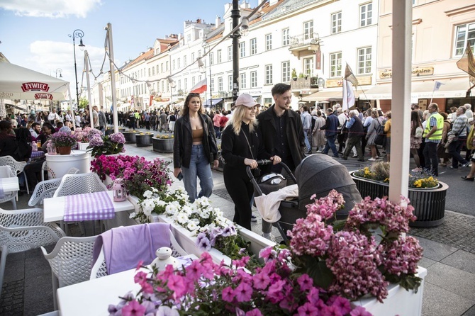 Wielka procesja różańcowa. Za Polskę