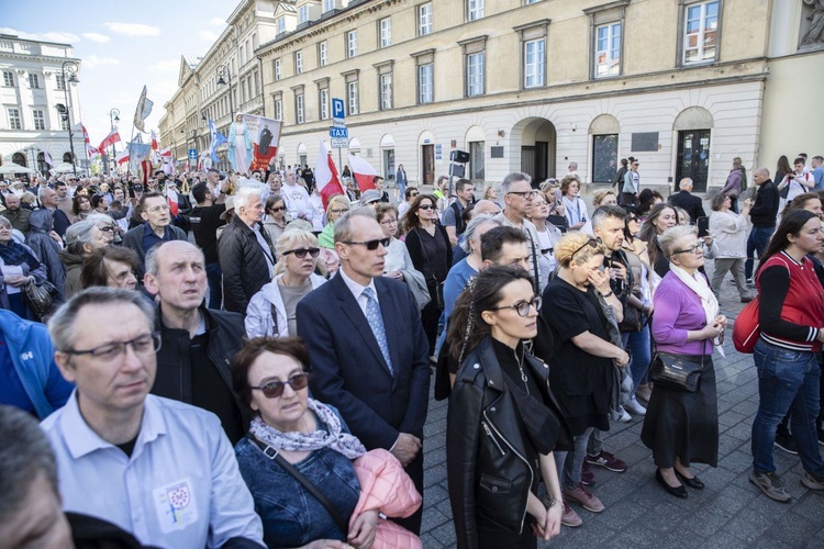 Wielka procesja różańcowa. Za Polskę