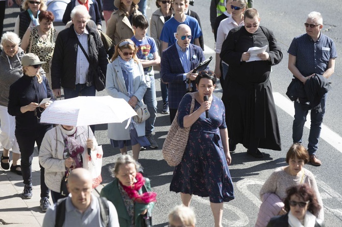 Wielka procesja różańcowa. Za Polskę