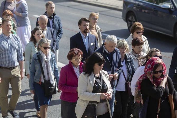 Wielka procesja różańcowa. Za Polskę