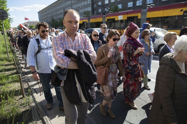 Wielka procesja różańcowa. Za Polskę