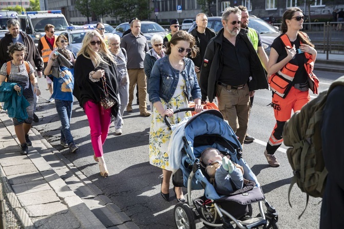 Wielka procesja różańcowa. Za Polskę