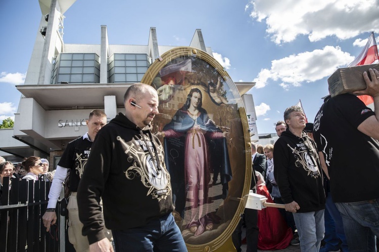 Wielka procesja różańcowa. Za Polskę