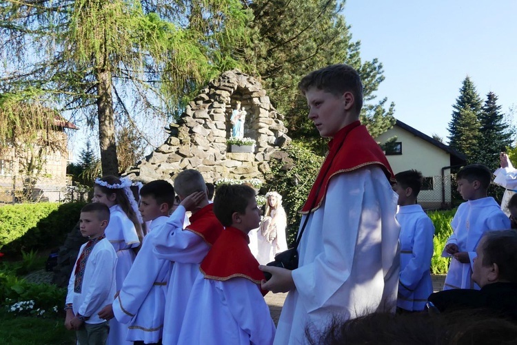 Dziękczynny koncert "Małego Haśnika" z Żabnicy dla Matki Bożej w Leśnej