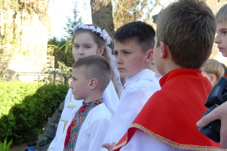 Dziękczynny koncert "Małego Haśnika" z Żabnicy dla Matki Bożej w Leśnej