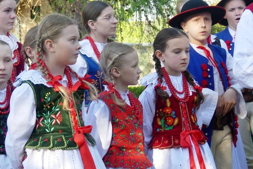 Dziękczynny koncert "Małego Haśnika" z Żabnicy dla Matki Bożej w Leśnej