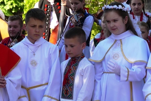 Dziękczynny koncert "Małego Haśnika" z Żabnicy dla Matki Bożej w Leśnej