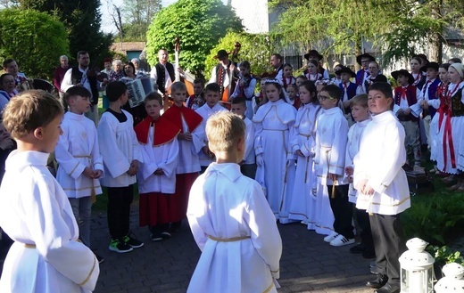 Dziękczynny koncert "Małego Haśnika" z Żabnicy dla Matki Bożej w Leśnej