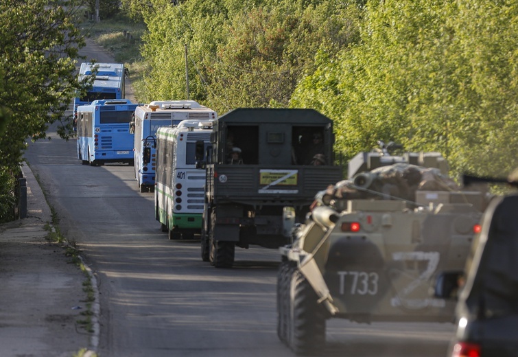 89 ukraińskich żołnierzy ewakuowanych z Azowstalu umieszczono w areszcie śledczym w Taganrogu
