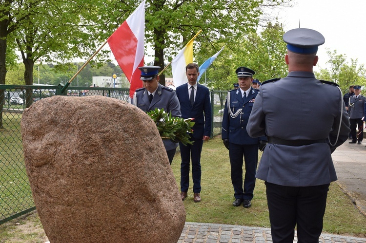 Pamiątkowa tablica duszpasterstwa pomorskiej policji