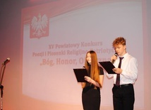 Ostrowiec Świetokrzyski. XV Rejonowy Konkurs Poezji i Piosenki Religijno-Patriotycznej "Bóg, Honor, Ojczyzna"