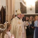 Bp Janusz Mastalski u św. abp. Bilczewskiego w Wilamowicach