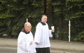 Bp Janusz Mastalski u św. abp. Bilczewskiego w Wilamowicach