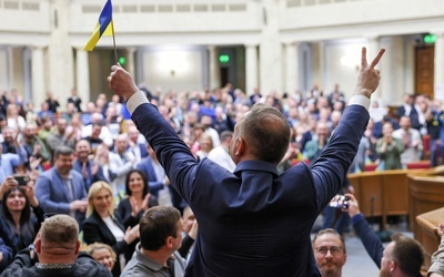 Owacja dla prezydenta Dudy w ukraińskim parlamencie