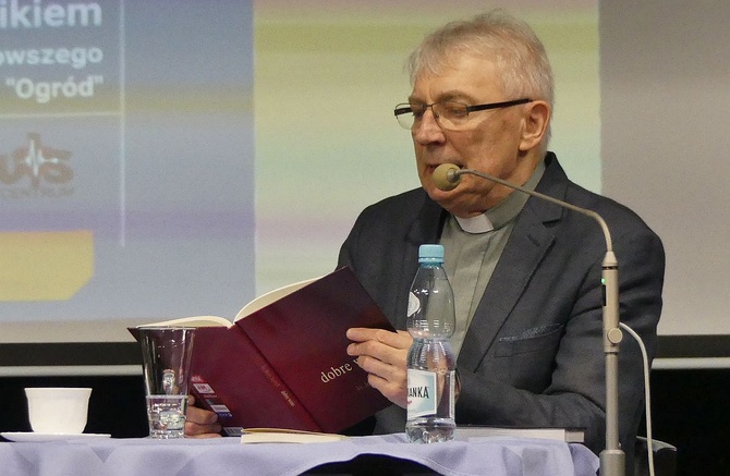 Spotkanie autorskie z ks. prof. Jerzym Szymikiem w Bielsku-Białej