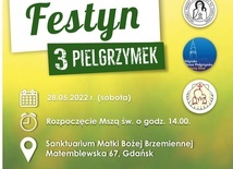 Festyn Trzech Pielgrzymek w Gdańsku - zaproszenie
