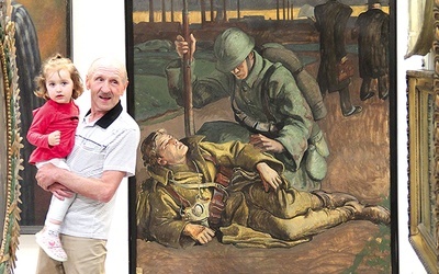 	„Miłosierny Samarytanin” Adama Bunscha – obraz mocniej przemawia, gdy tuż za granicą szaleje wojna.