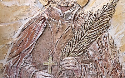 ◄	Wizerunek świętego Andrzeja Boboli z kościoła w Szyldaku.