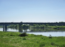 Most na Wiśle w Sandomierzu.