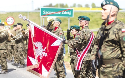 Wydarzenie uświetniła Kompania Honorowa Wojska Polskiego.