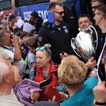 Powitanie zwycięzców siatkarskiej Ligi Mistrzów w Kędzierzynie-Koźlu