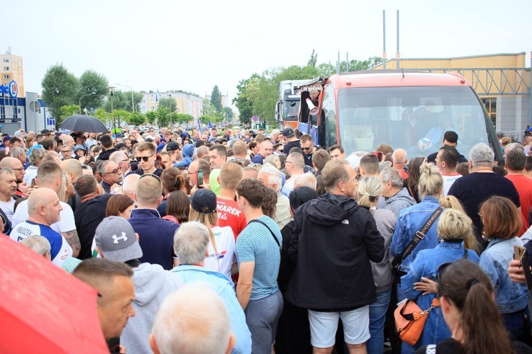 Powitanie zwycięzców siatkarskiej Ligi Mistrzów w Kędzierzynie-Koźlu