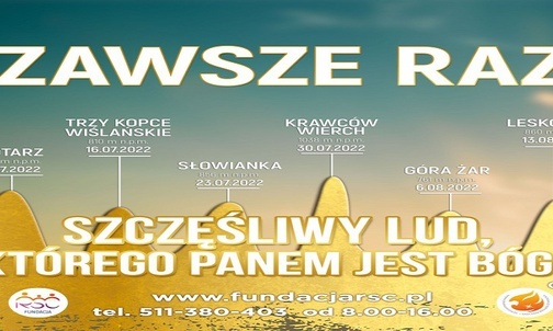 Pierwsze spotkanie 10. Ewangelizacji w Beskidach - na Rysiance z Domowym Kościołem!