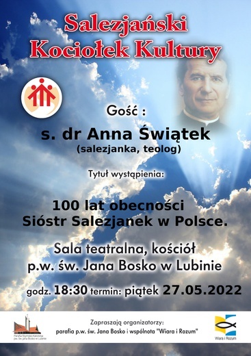 Lubin. Przyjdź na "Kociołek" z wykładem s. dr Anny Świątek