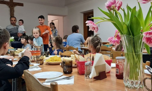 Oazowy dom w Księżomierzy stał się domem dla uchodźców.