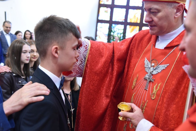 Bierzmowanie u św. Antoniego w Krynicy-Zdroju