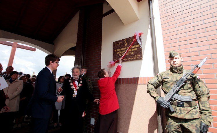 Sztum. Odsłonięcie pamiątkowej tablicy 