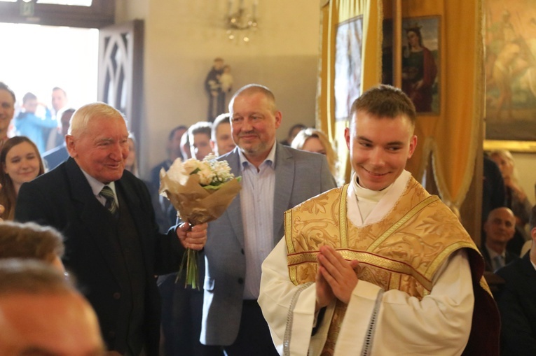 Prymicyjna Msza św. ks. Patryka Zaręby w Starym Bielsku - 2022