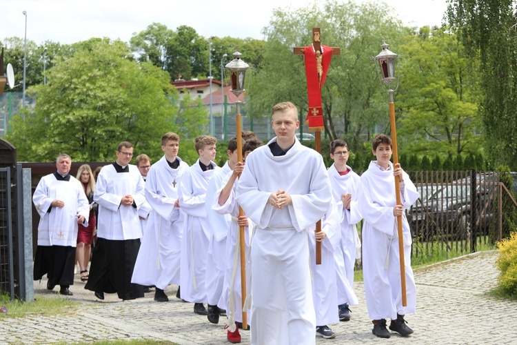 Prymicyjna Msza św. ks. Patryka Zaręby w Starym Bielsku - 2022