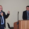 Wykłady  wygłosili Wojciech Korkowski (z lewej)  i Jerzy Maciąg.