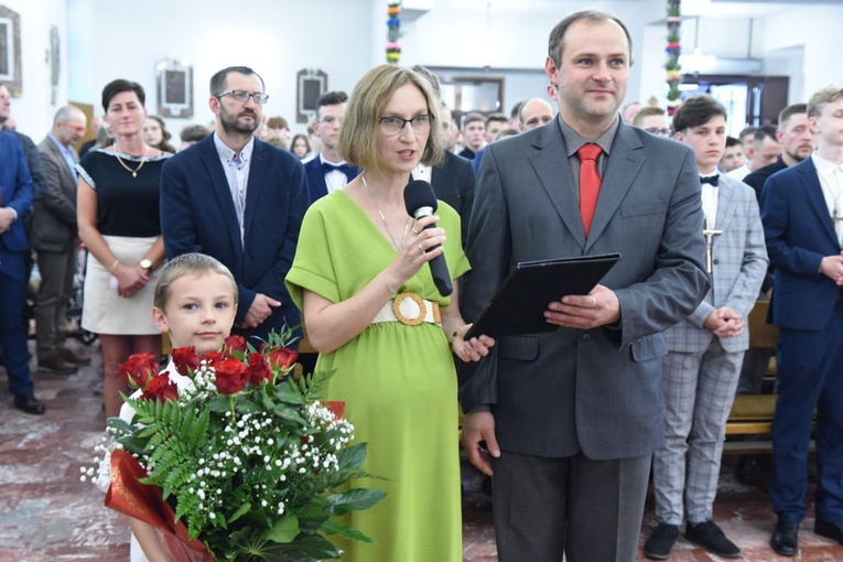 Bierzmowanie w Chomranicach