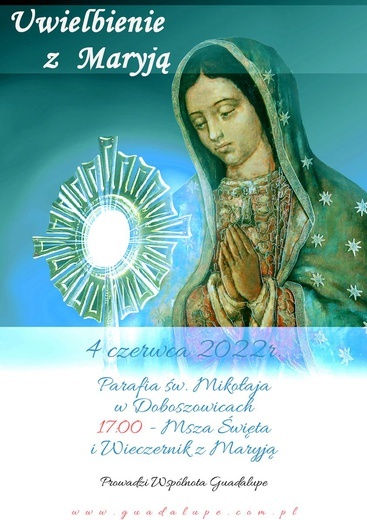 Materiały promujące wigilie Zesłania Ducha Świętego w diecezji świdnickiej